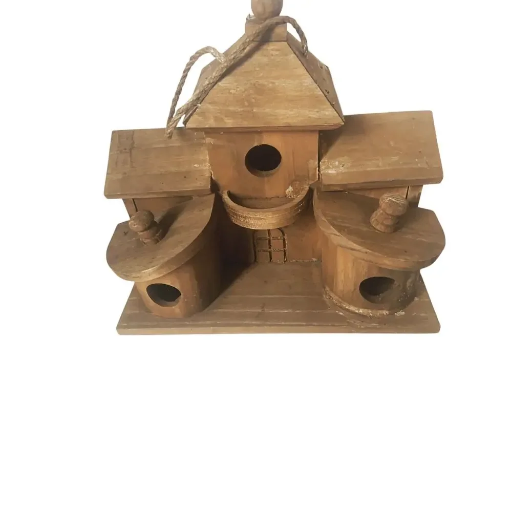 Wooden Multi-Family Birdhouse 10